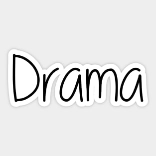 School Subject Sticker - Drama Sticker